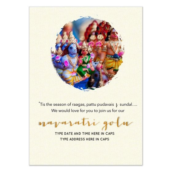 Golu Invitation Template