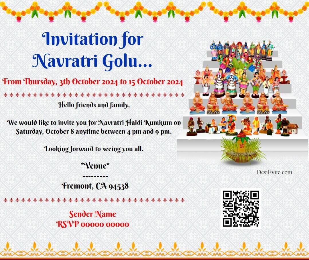 Golu Invite Template
