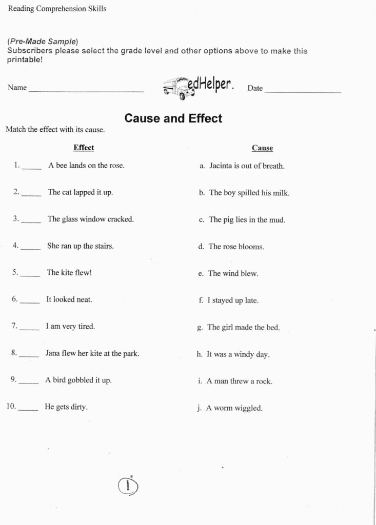 Grade 10 Language Arts Worksheets Language Worksheets