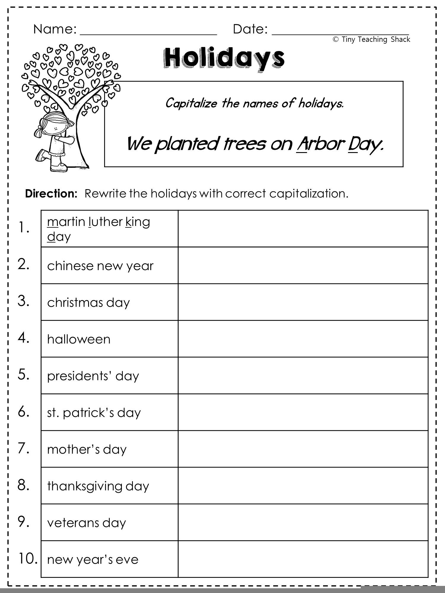 Grade 2 Worksheets Printable English Printable Worksheets