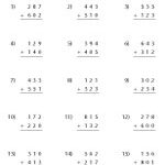 Grade 3 Addition Worksheets Free Printables Math Worksheets