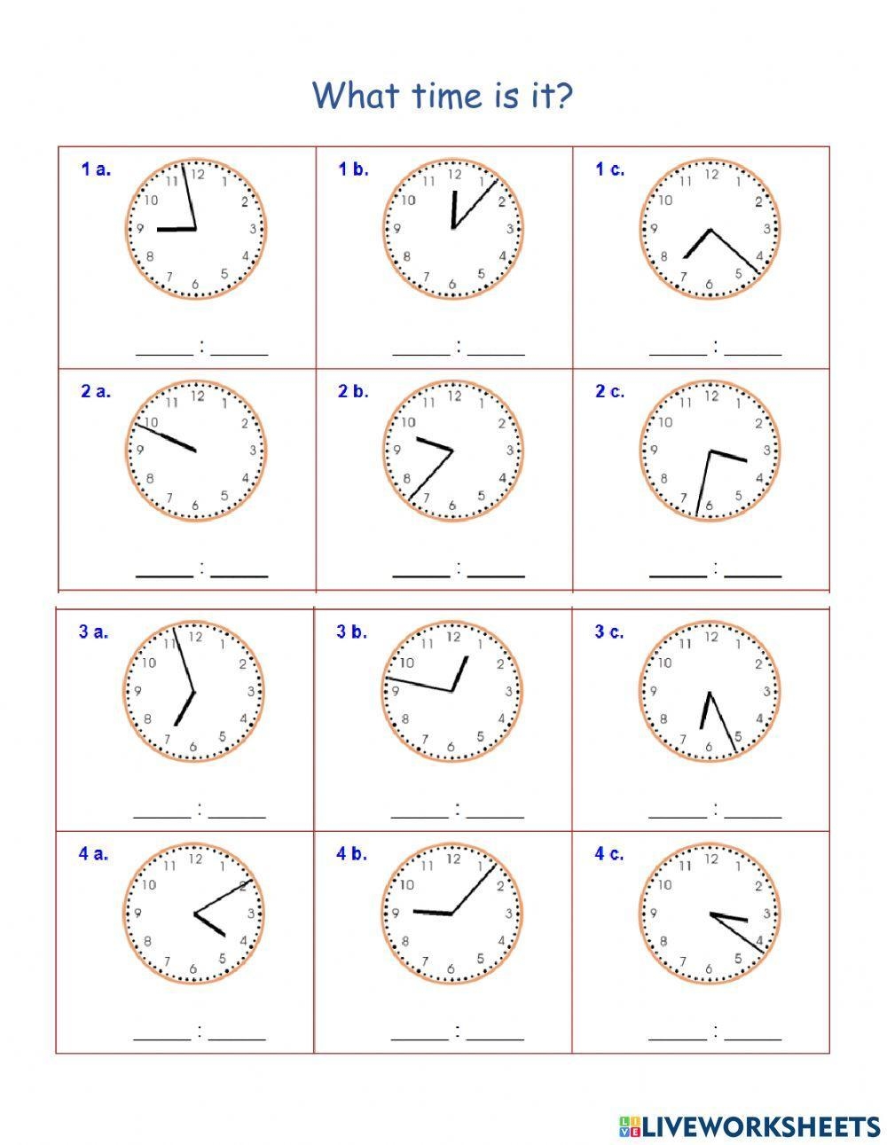 Grade 3 Telling The Time Worksheet EdrawMax Templates Worksheets 