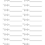 Grade 5 Math Worksheet Fractions Adding Unlike Fractions K5 Learning