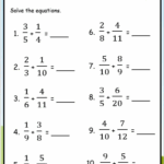 Grade 6 Adding Fractions Worksheets Free Printables Math