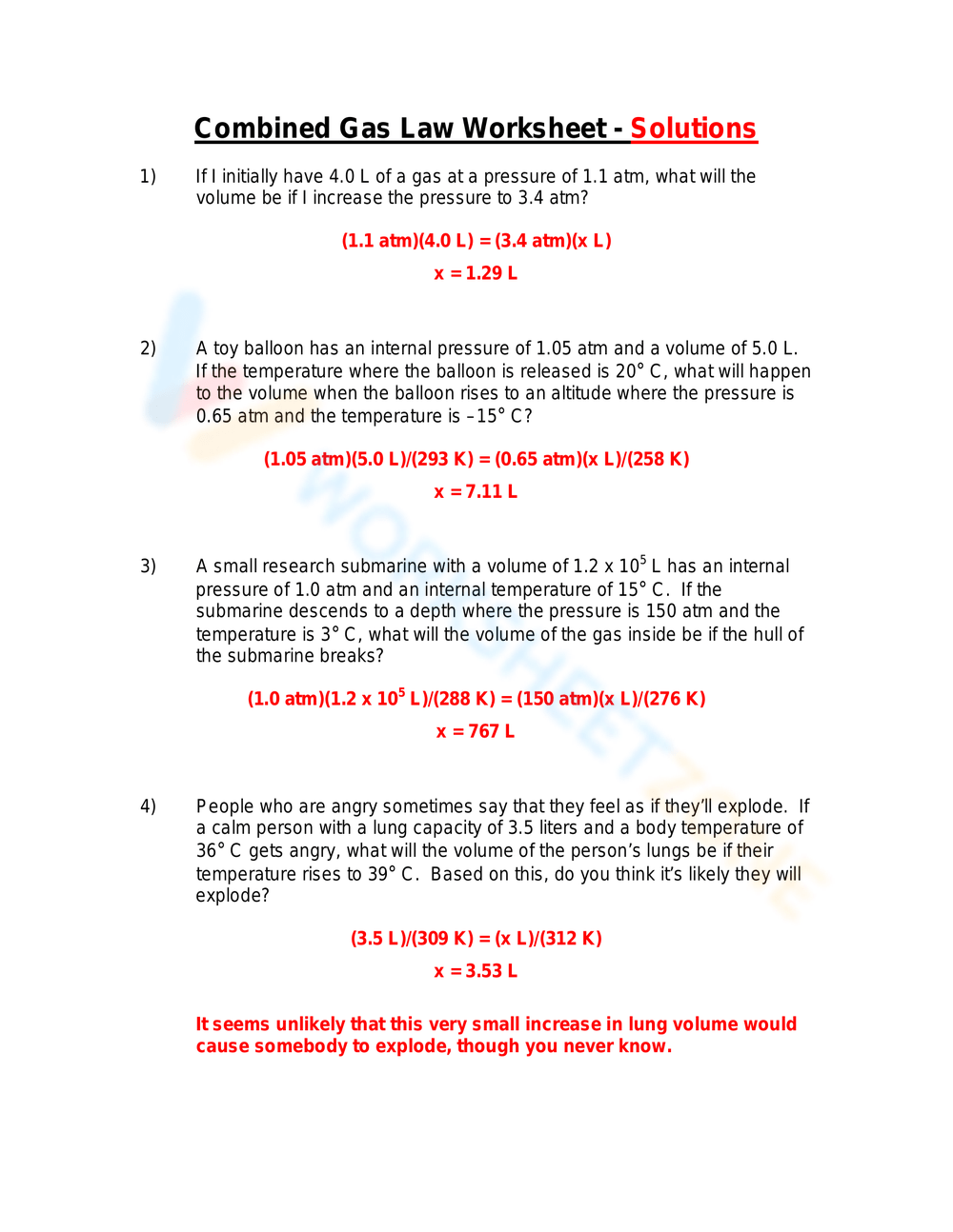 Grade 9 Gas Law Worksheets 2024 Worksheets Library