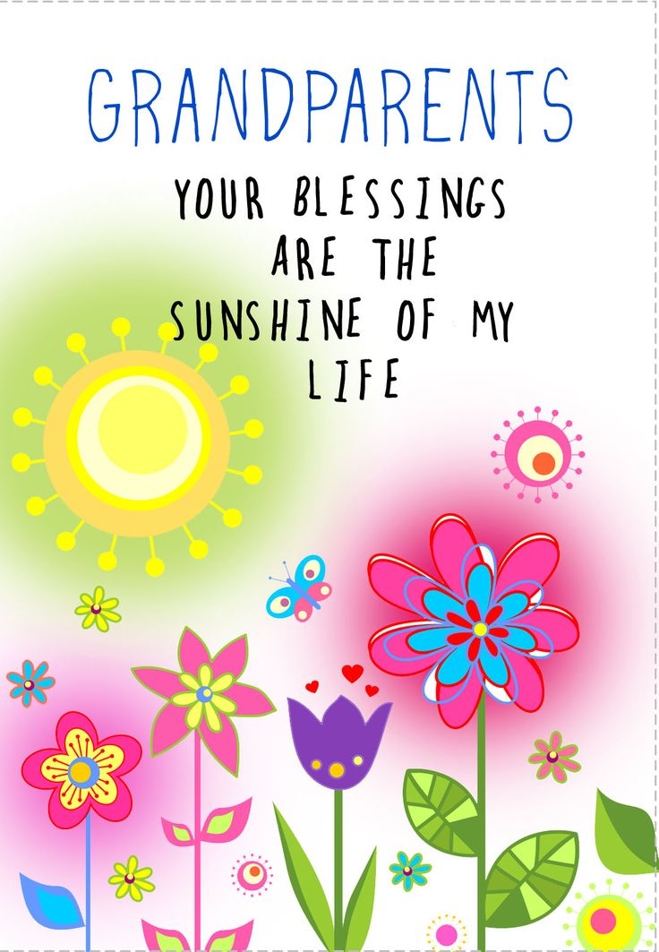 grandparents card printable