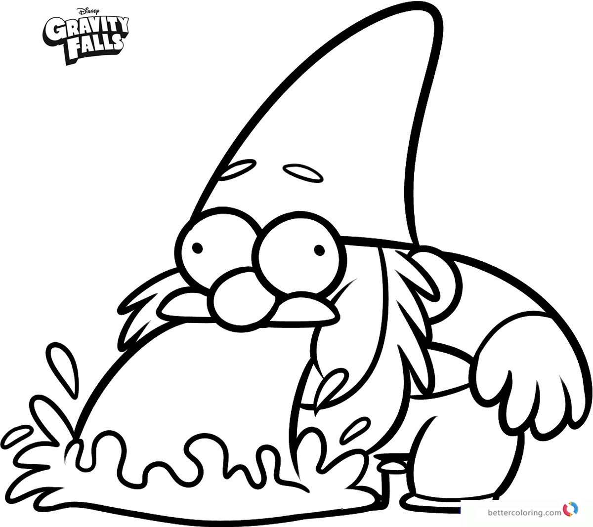 Gravity Falls Coloring Pages