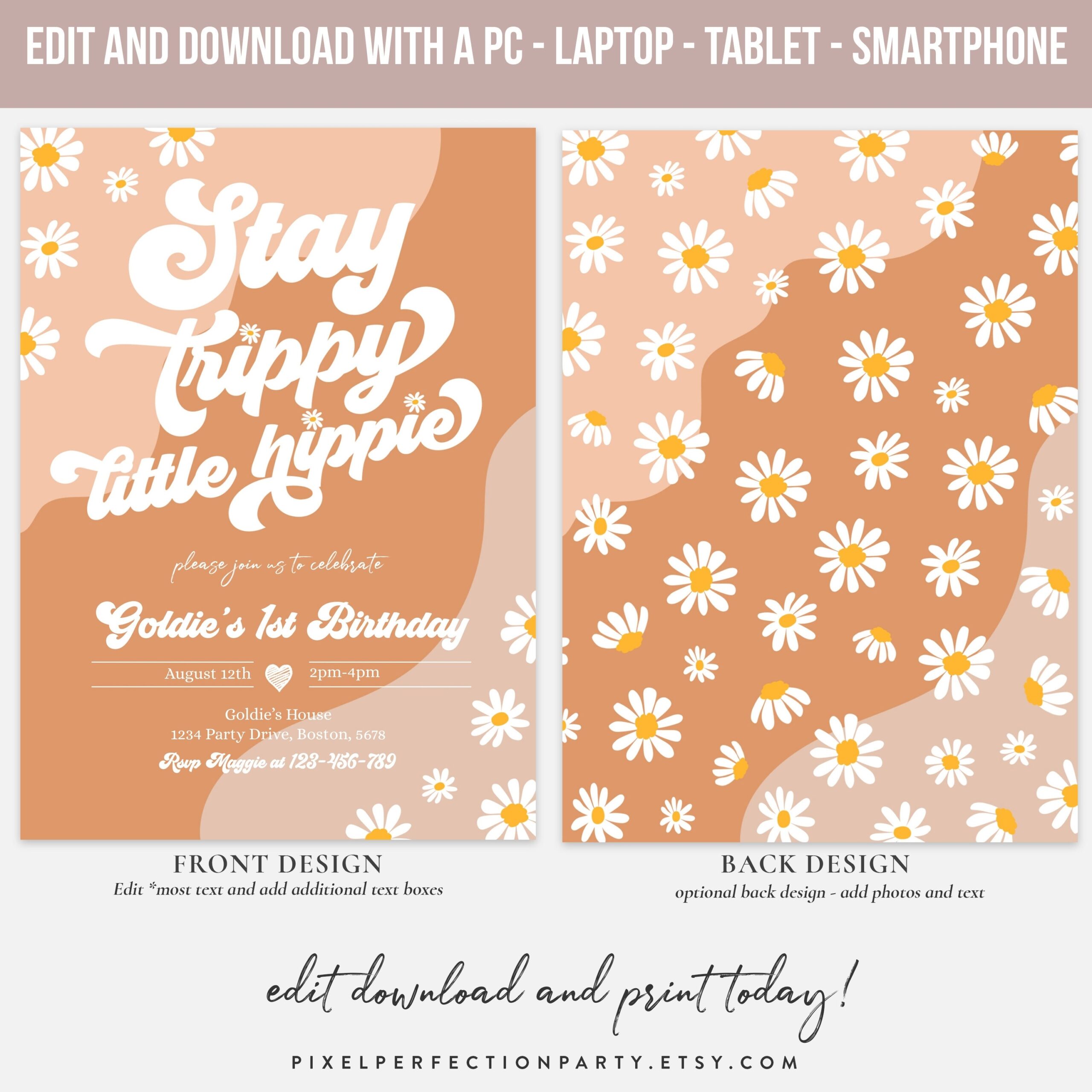 Groovy Invitation Template Free