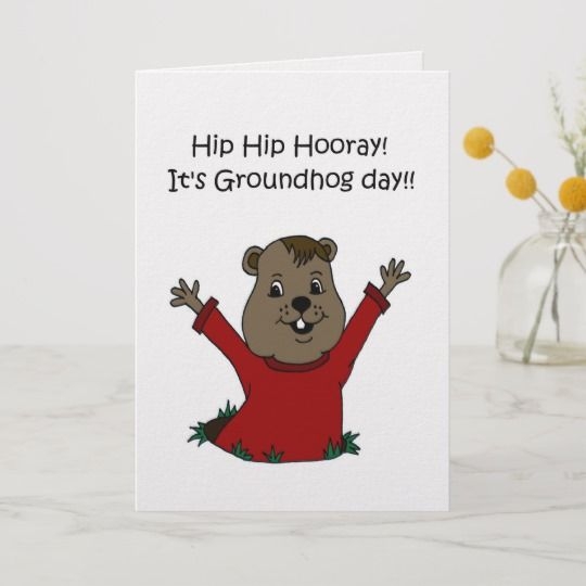 Groundhog Day Cards Free Printable Stephen Padgett