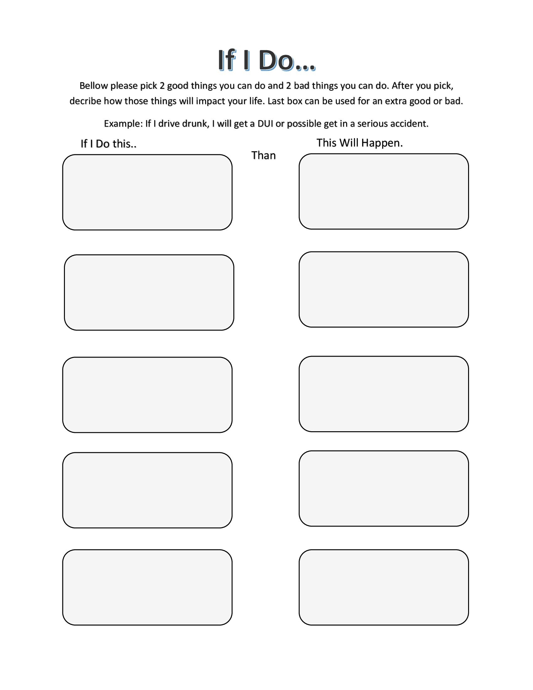 Group Therapy Worksheets Coping Skills Worksheets