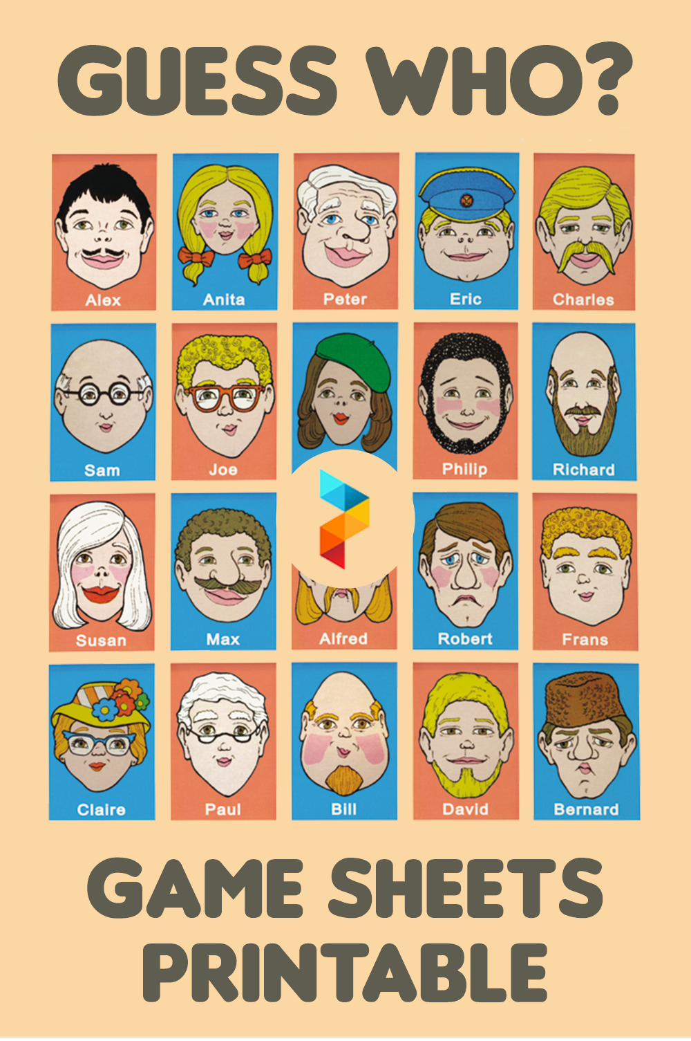 Guess Who Cards Printable Images And Photos Finder