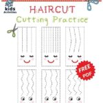 Haircut Scissor Skills Worksheets Free Printable