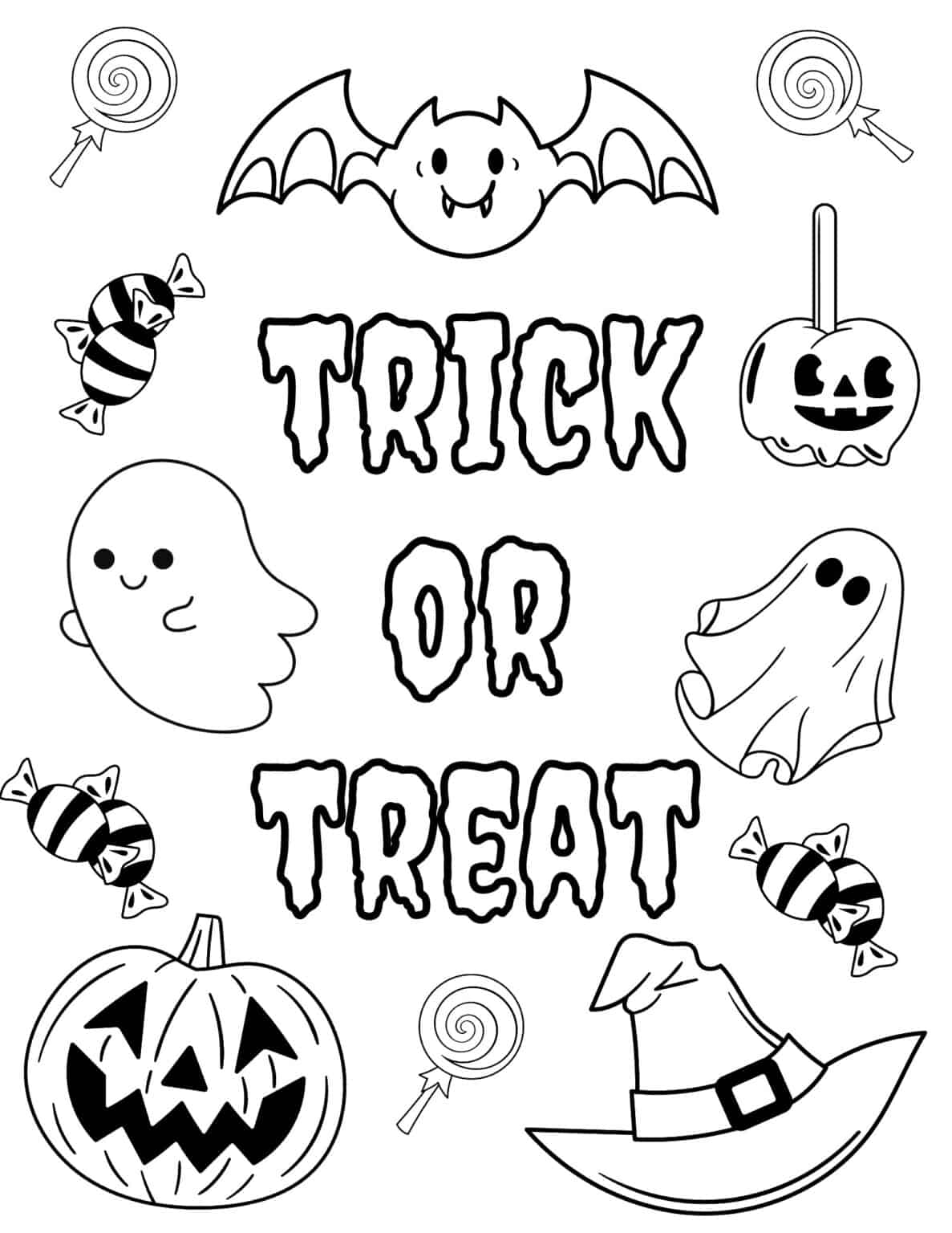 Coloring Pages Halloween Printable