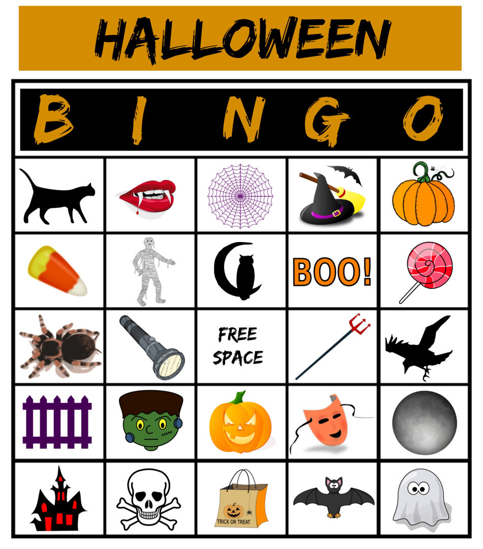 halloween bingo printable cards