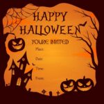 Halloween Birthday Invitation Template