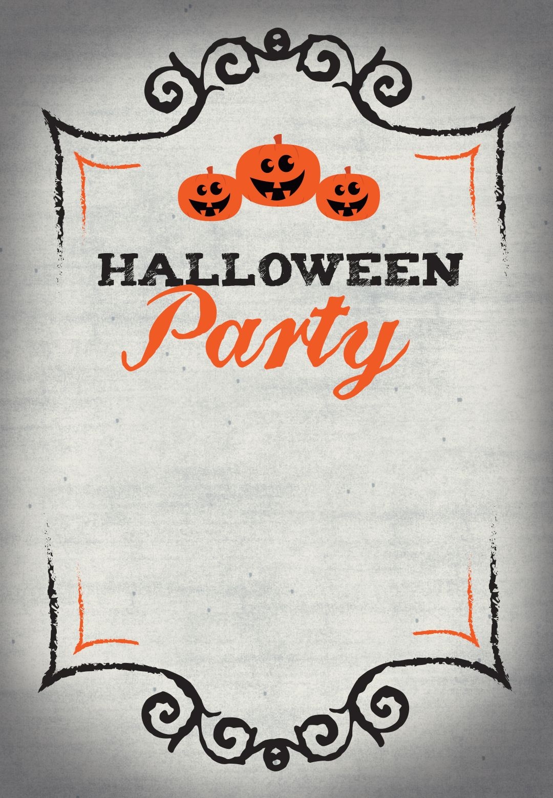 Halloween Birthday Invitation Templates