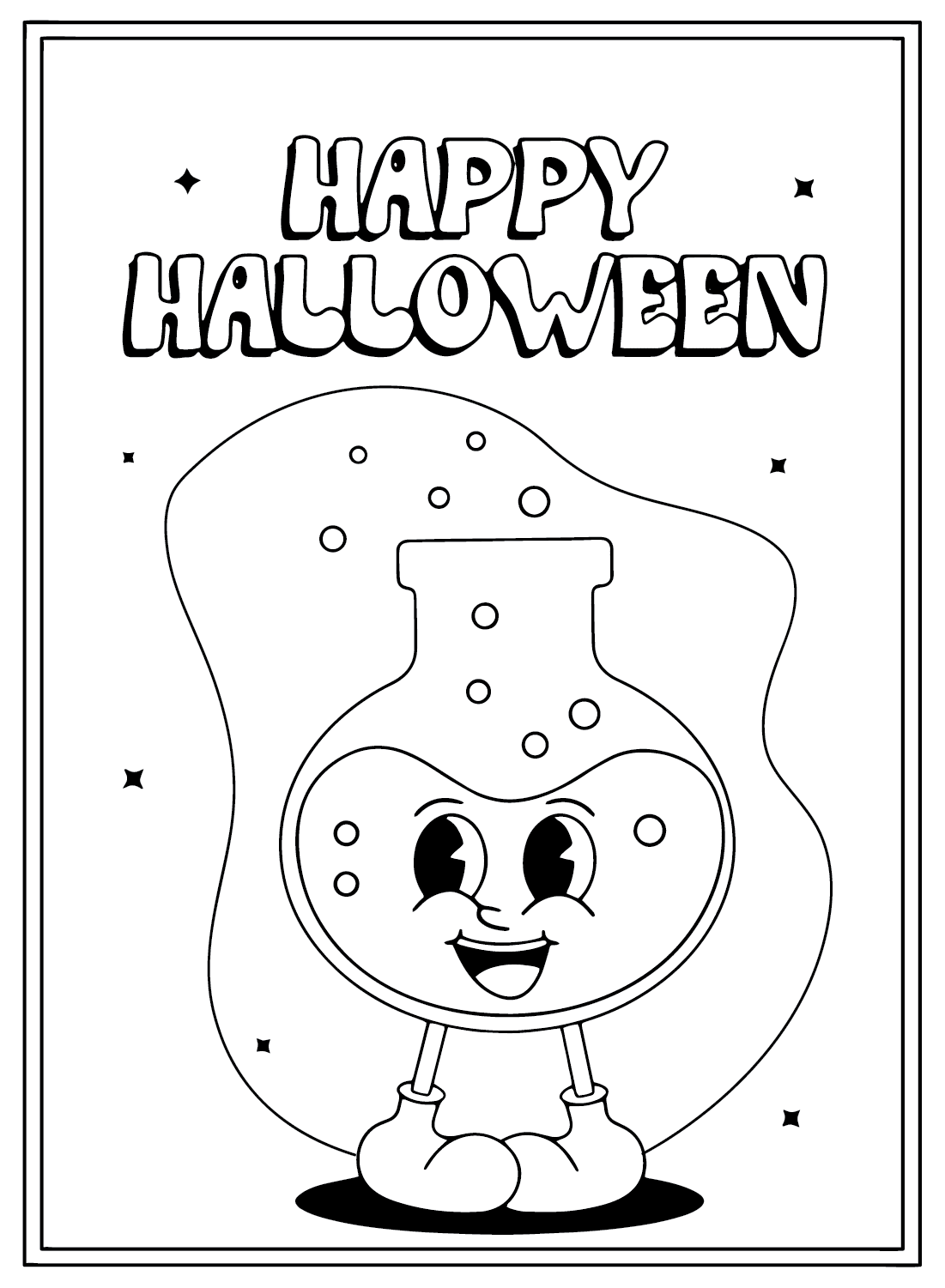 Halloween Cards Images To Color Halloween Cards Coloring Pages 