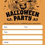 Halloween Costume Party Invitations Templates