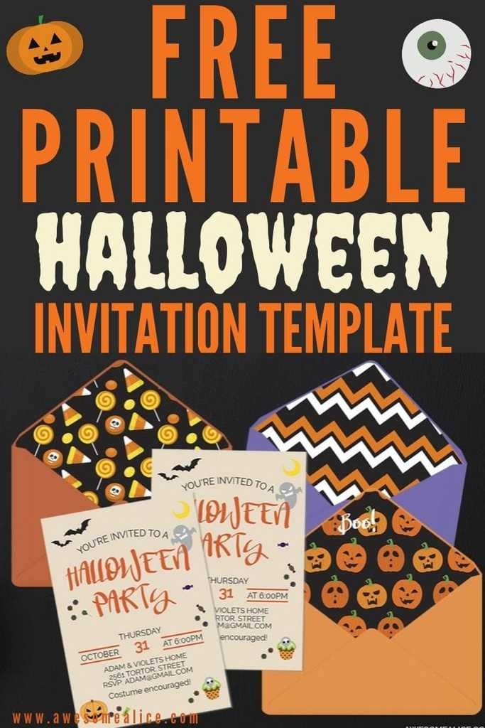 Halloween Party Invites Templates