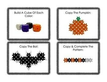 Halloween Theme Hashtag Blocks Task Cards By Rebecca Kaiser TPT