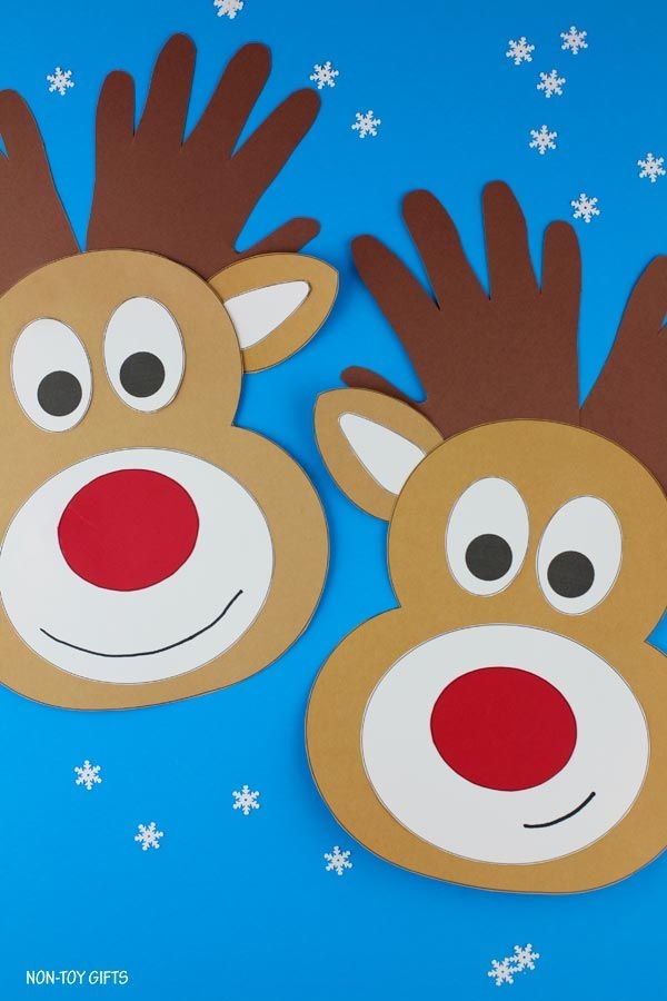 printable reindeer craft template