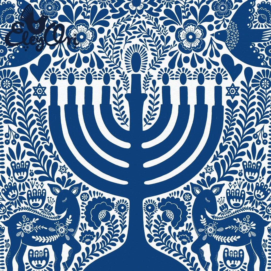happy hanukkah printable cards free