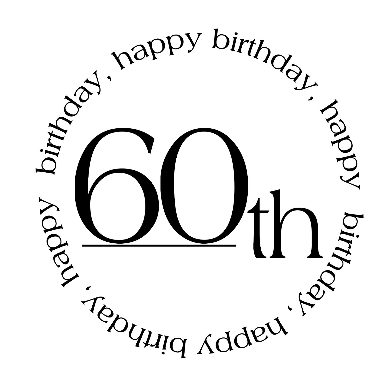 happy 60th birthday cards printable