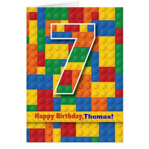 Happy 7th Birthday Cards Happy 7th Birthday Card Templates Postage 