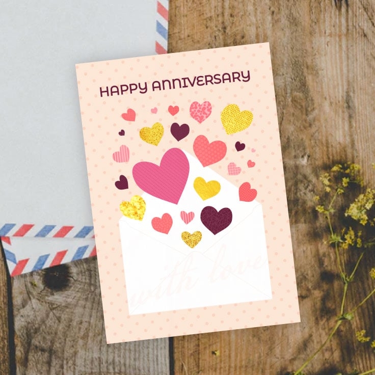 happy anniversary free printable cards