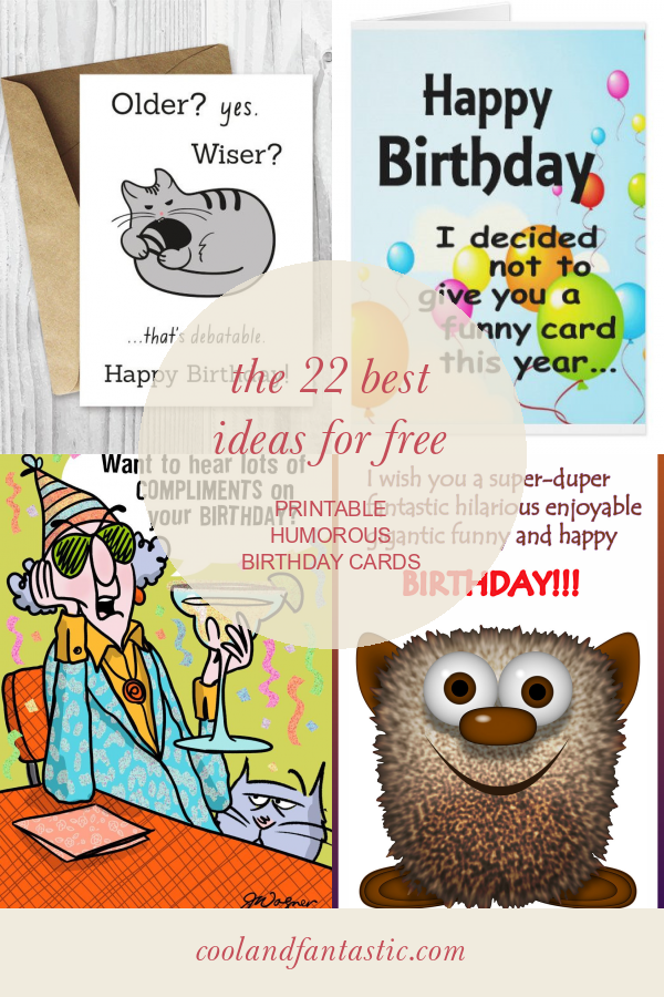 Happy Birthday Card Funny Printable Printable World Holiday