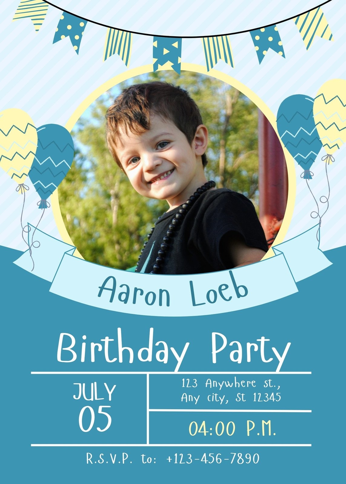 Happy Birthday Invitation Photos