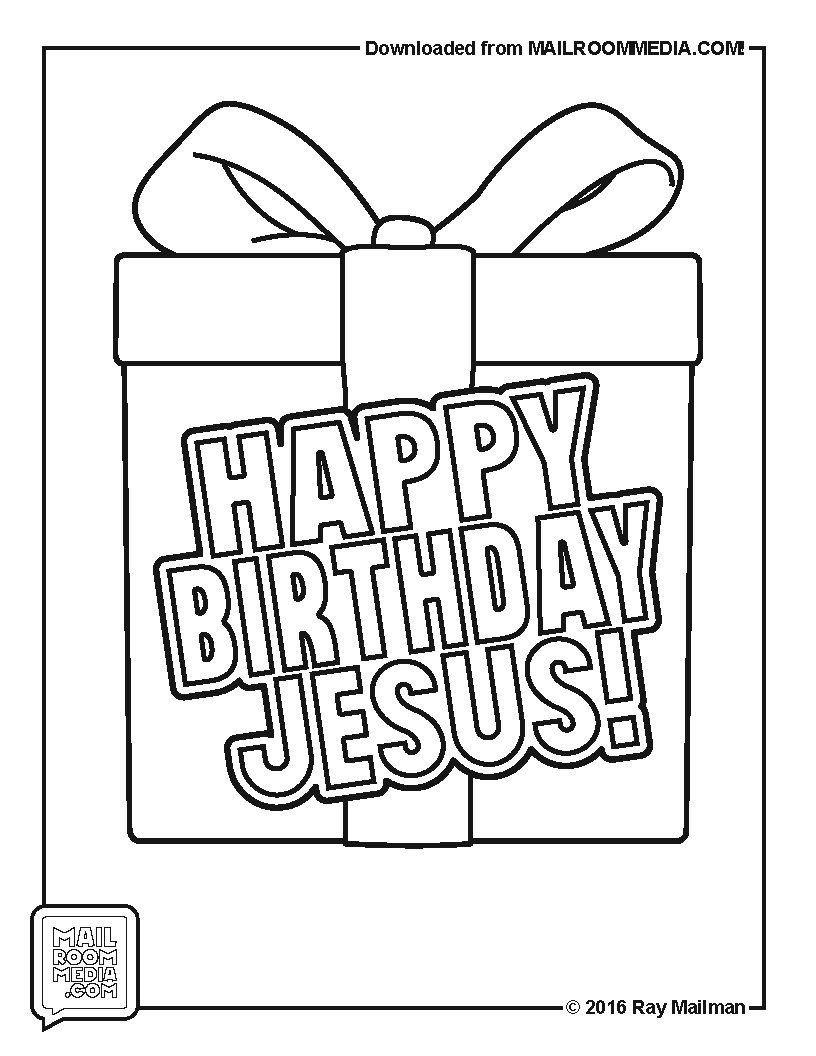 happy birthday jesus printable card