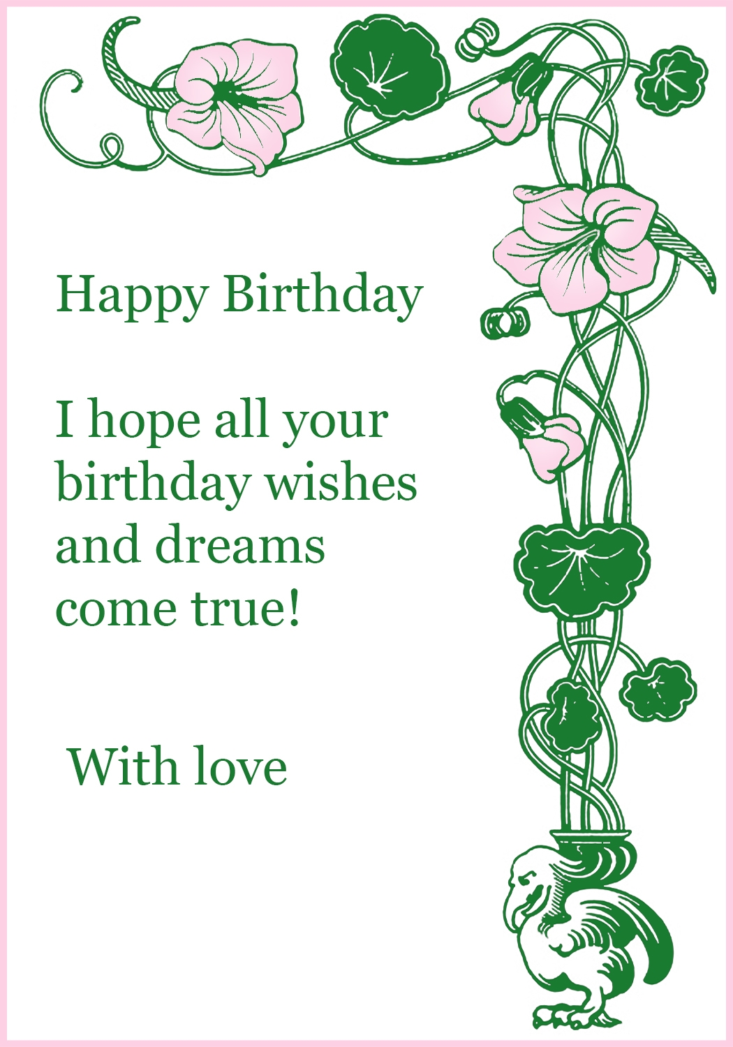 Happy Birthday Wishes Printable Free Worksheets Printable