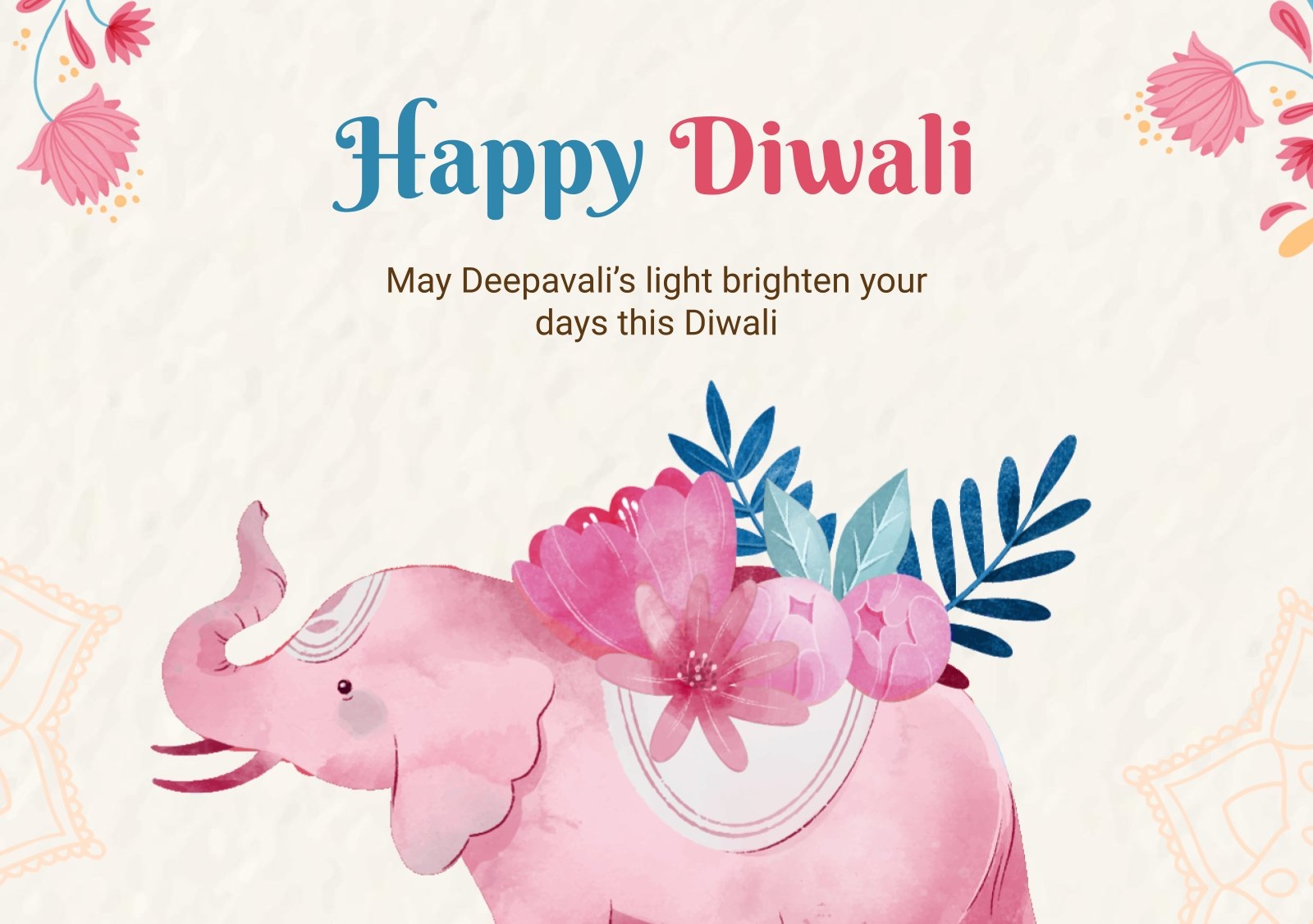 happy diwali printable cards