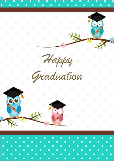 happy graduation card free printable