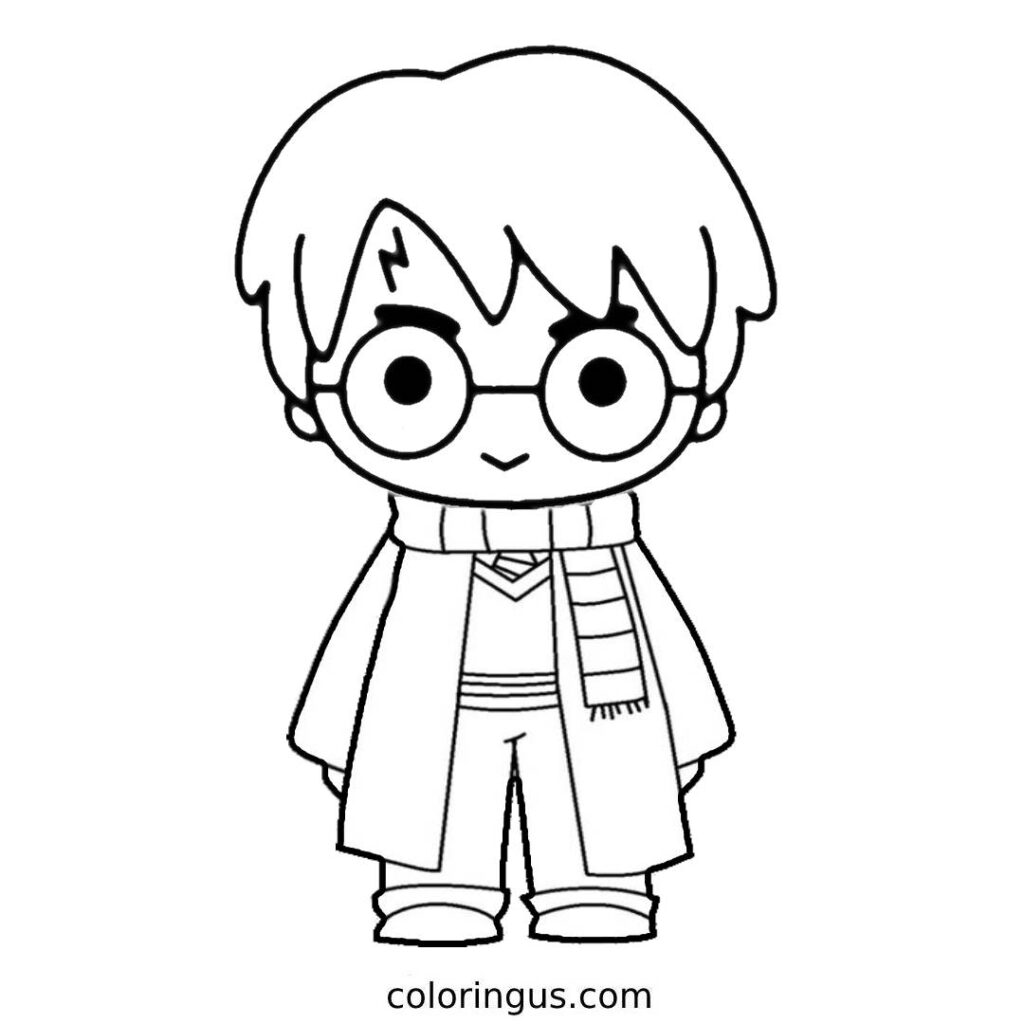 Harry Potter Coloring Pages Free Printable PDF