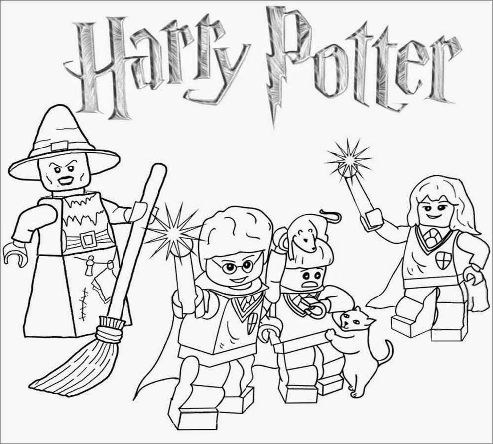 Harry Potter Printable Coloring Pages For Kids ColoringBay