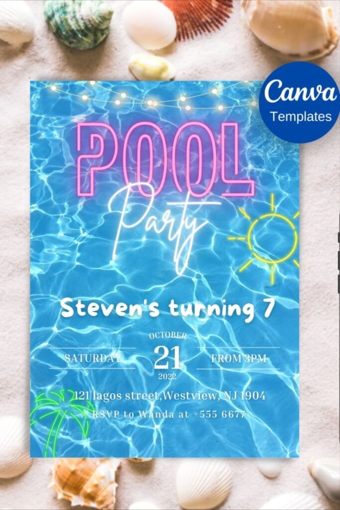 Having A Pool Party This Summer Check Out Our New Neon Pool Party