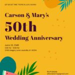 Hawaiian Luau Party Invitation In PSD Illustrator Word Google Docs