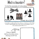 Healthy Boundaries Tips Worksheet Therapist Aid Worksheets Library