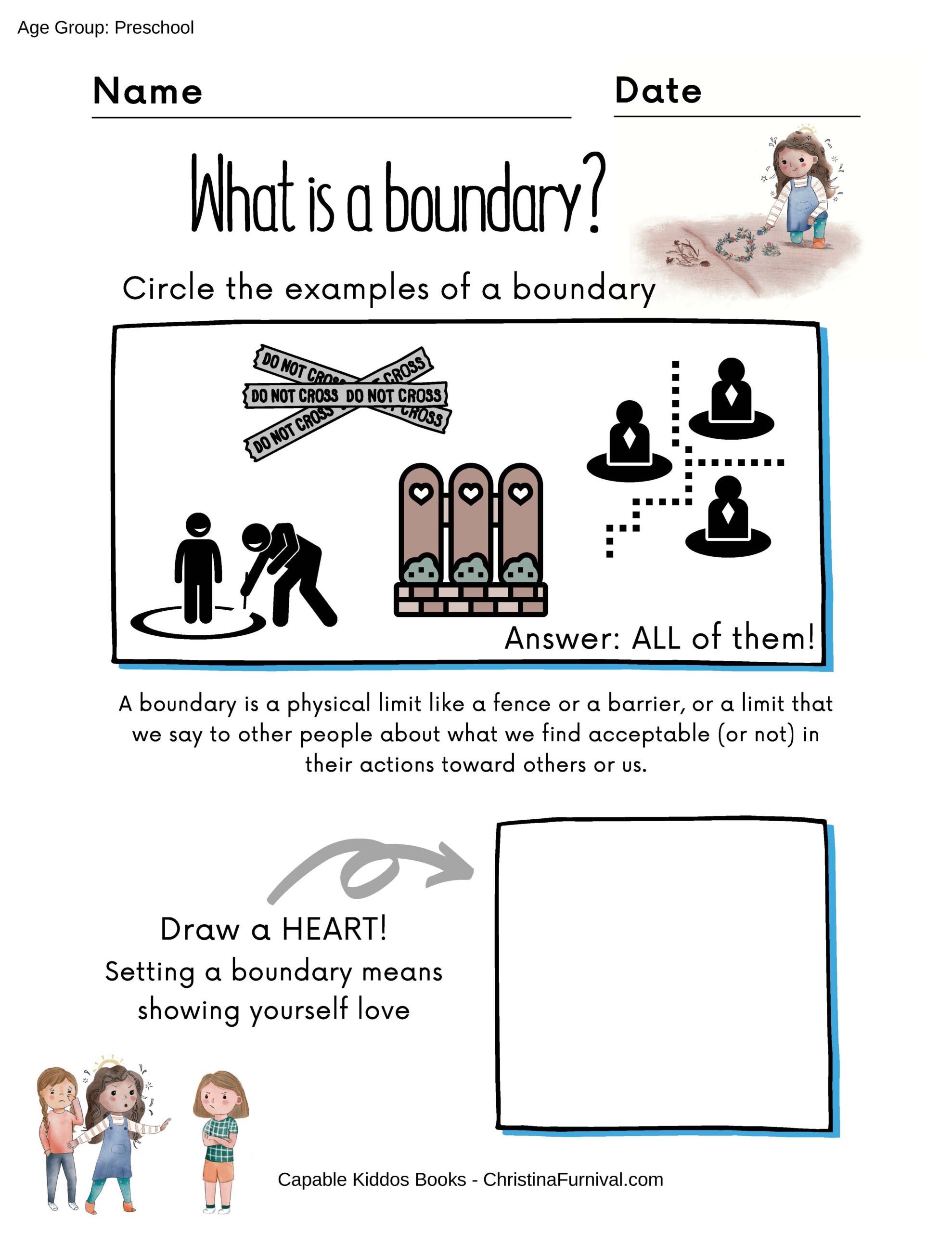Healthy Boundaries Tips Worksheet Therapist Aid Worksheets Library