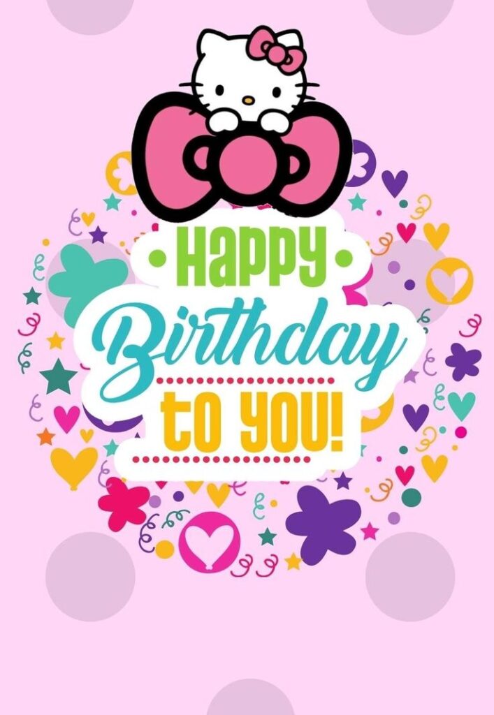 Hello Kitty Printable Birthday Cards PRINTBIRTHDAY CARDS Hello