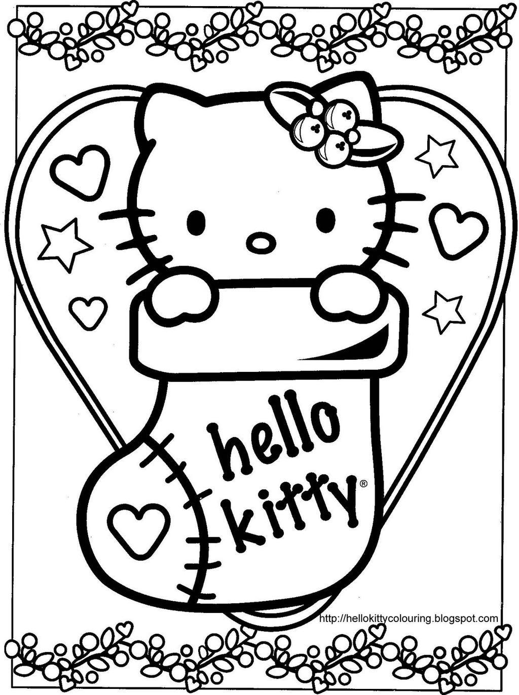 printable coloring pages kitty
