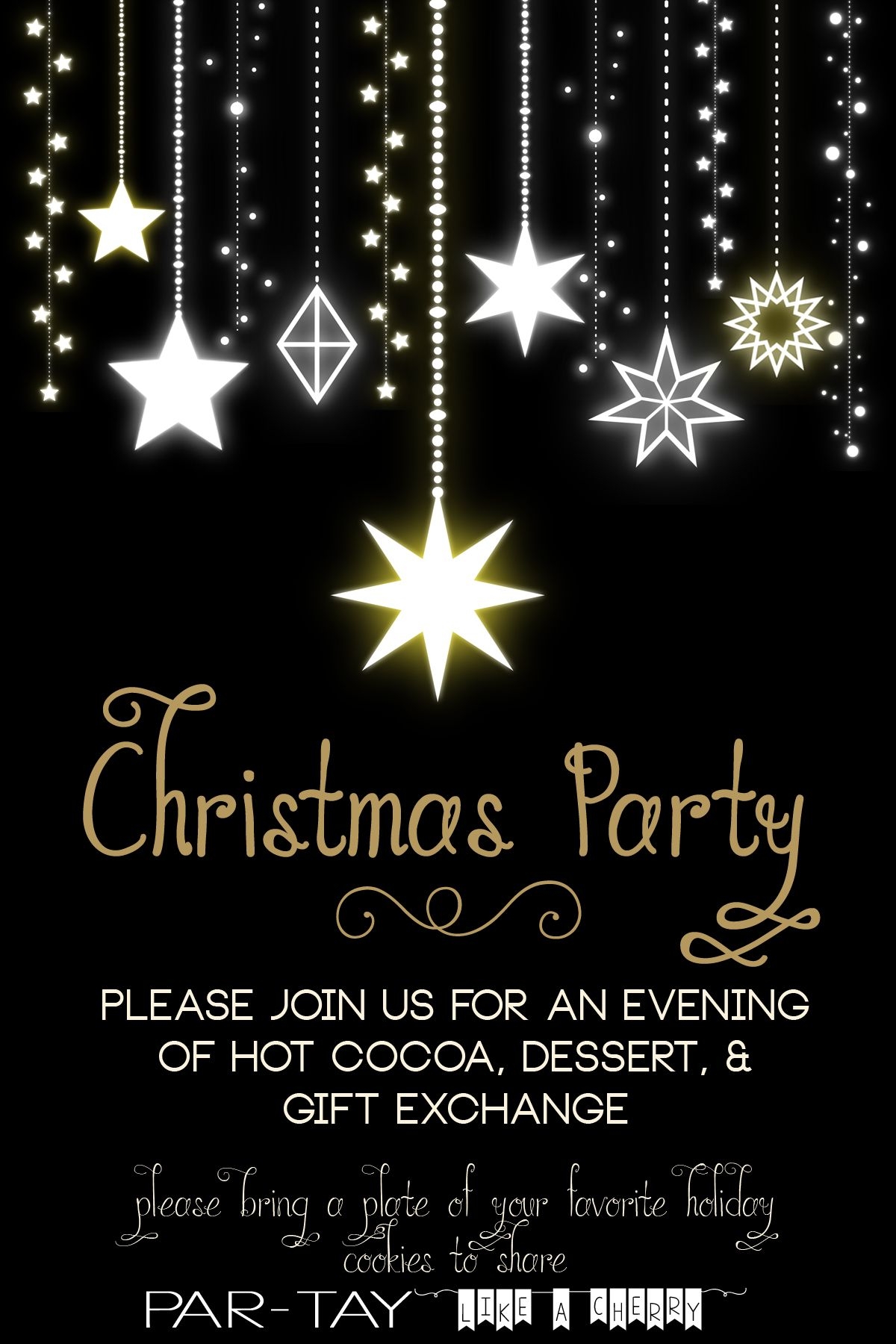 Holiday Party Invite Template Free Browse From A Wide Range Of Free 