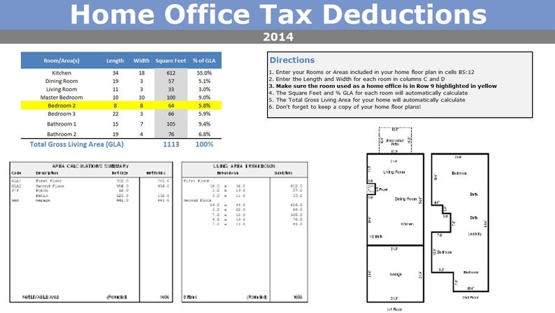 irs home office deduction worksheet