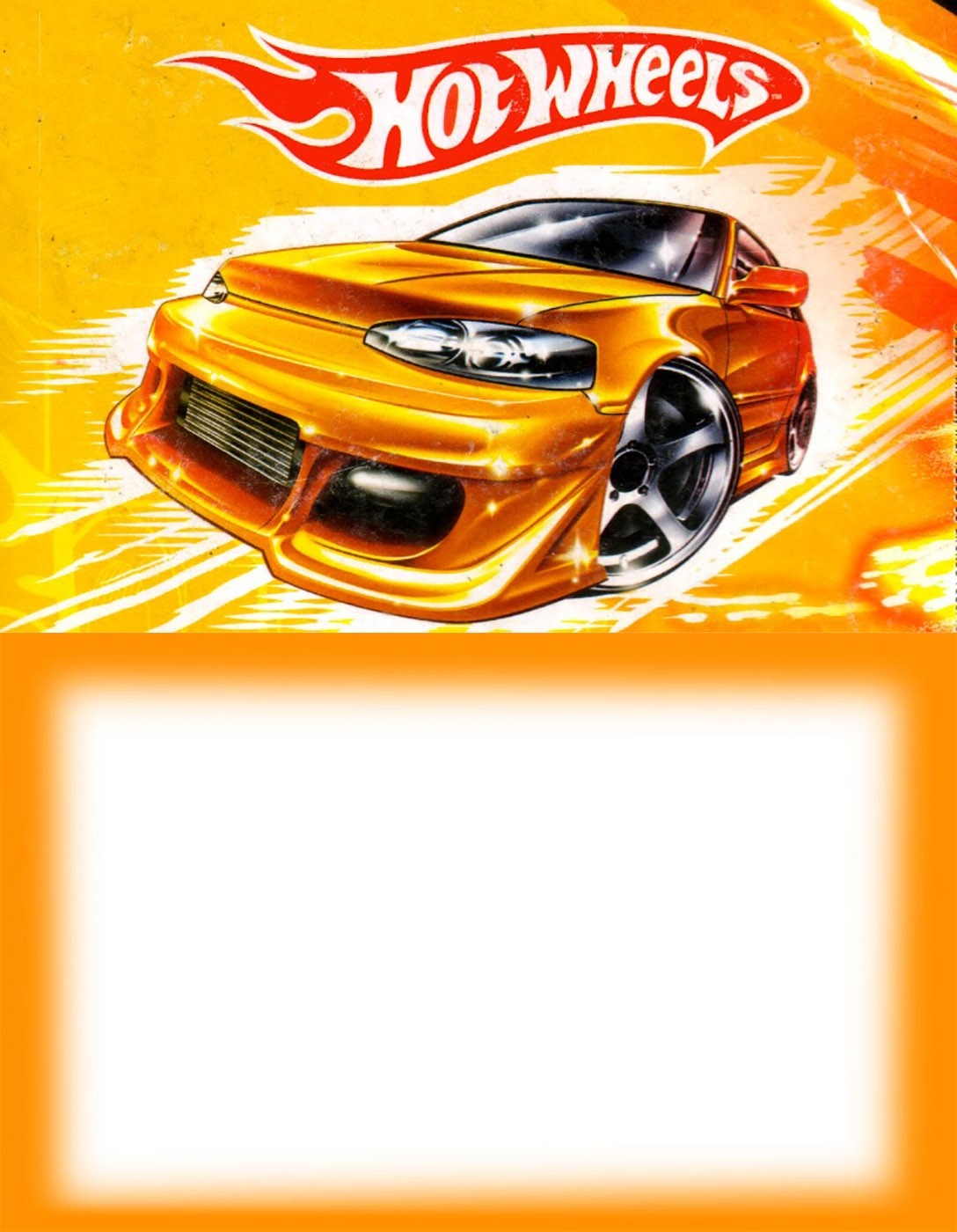 Hot Wheels Birthday Invitation Template Free