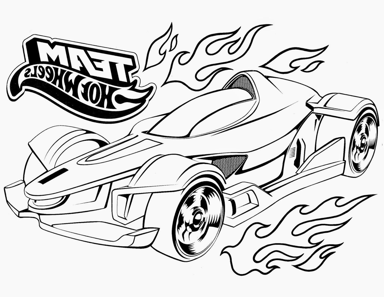 Hot Wheels Coloring Pages