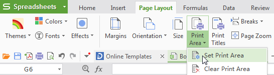 How To Set Print Areas And Print Titles On A Worksheet