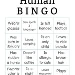 Human Bingo Printable Ice Breaker Bingo Cards Worksheets Library