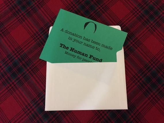 Human Fund FESTIVUS Card Seinfeld George Costanza Christmas Card